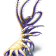 Artist’s reconstruction of the newly identified lobopodian, Ovatiovermis cribratus. (Image: Danielle Dufault/Jean-Bernard Caron et al., 2017)